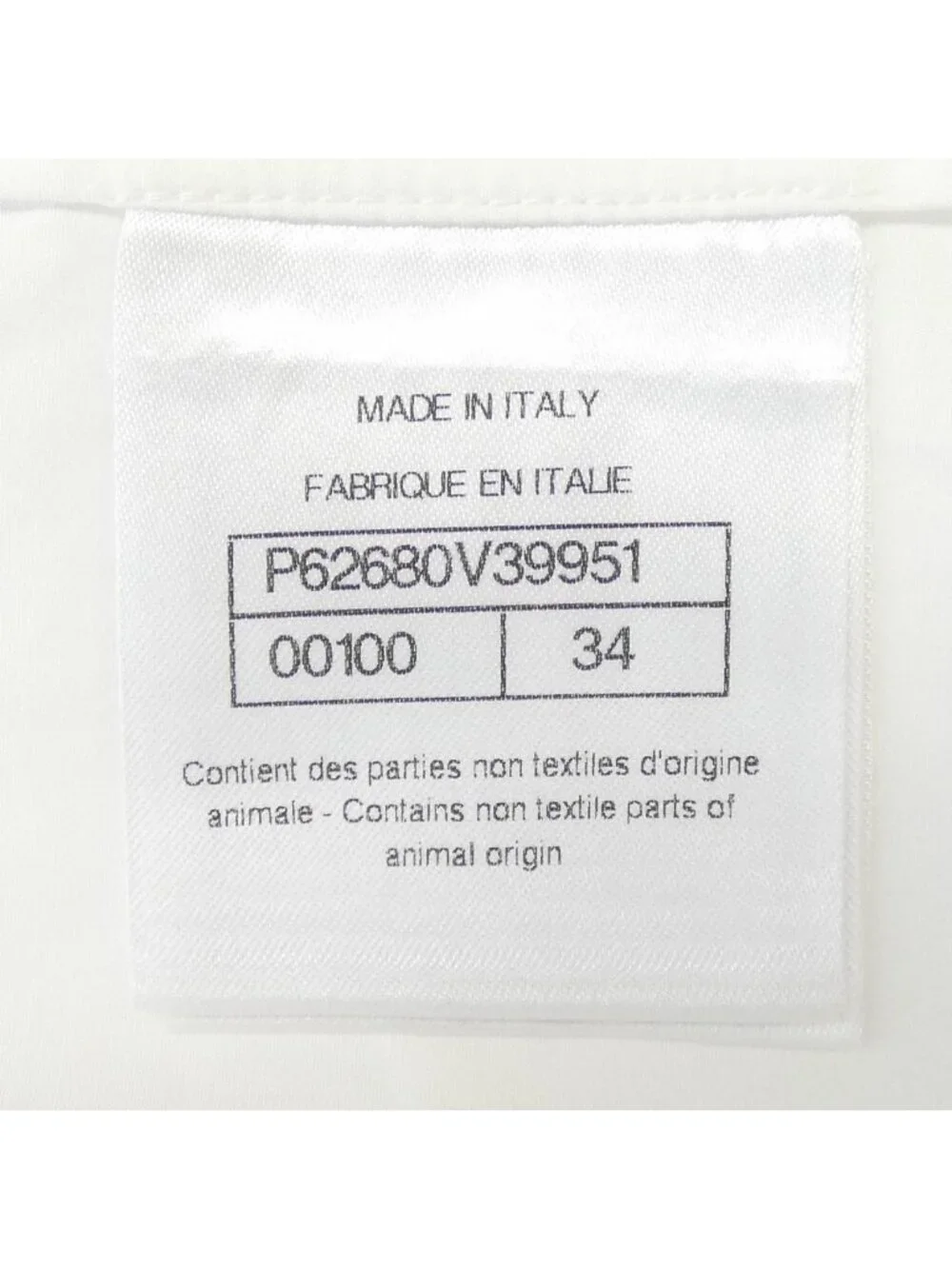 Chanel 20c Shirt White